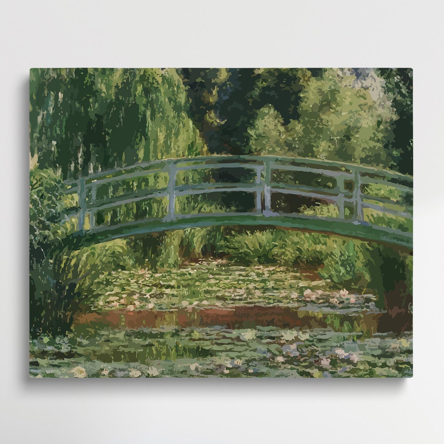 The Water Lily Pool | Paint by Numbers | Claude Monet-Paintsuper