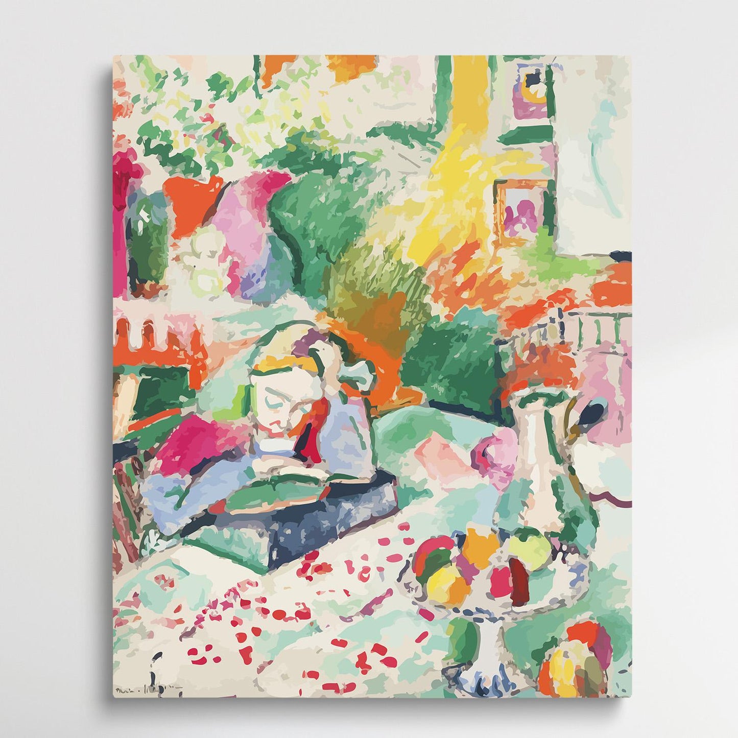 Interior with a Young Girl | Paint by Numbers | Henri Matisse-Paintsuper