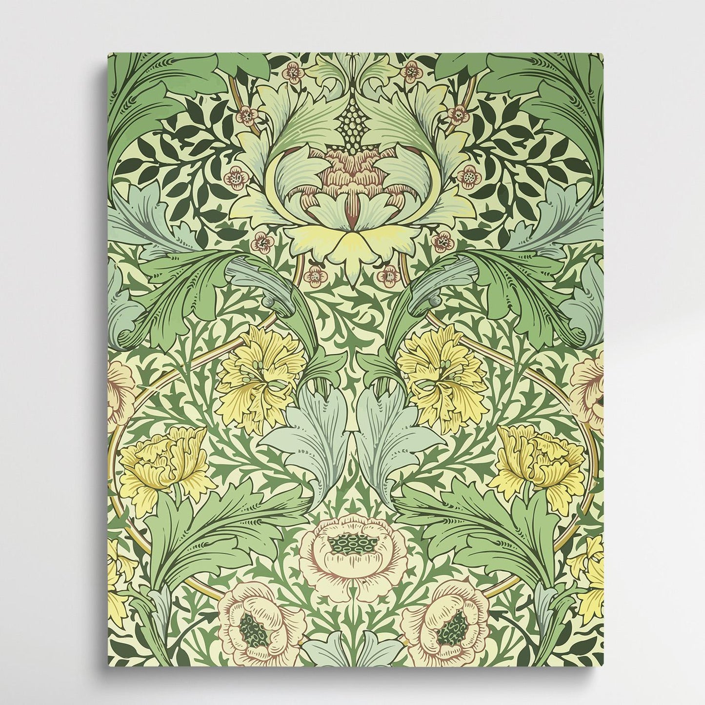 Floral pattern V5 | Paint by Numbers | William Morris-Paintsuper