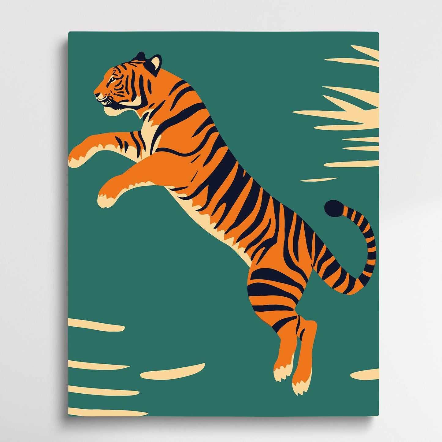 Tiger V6 | Paint by Numbers | Retro Style-Paintsuper