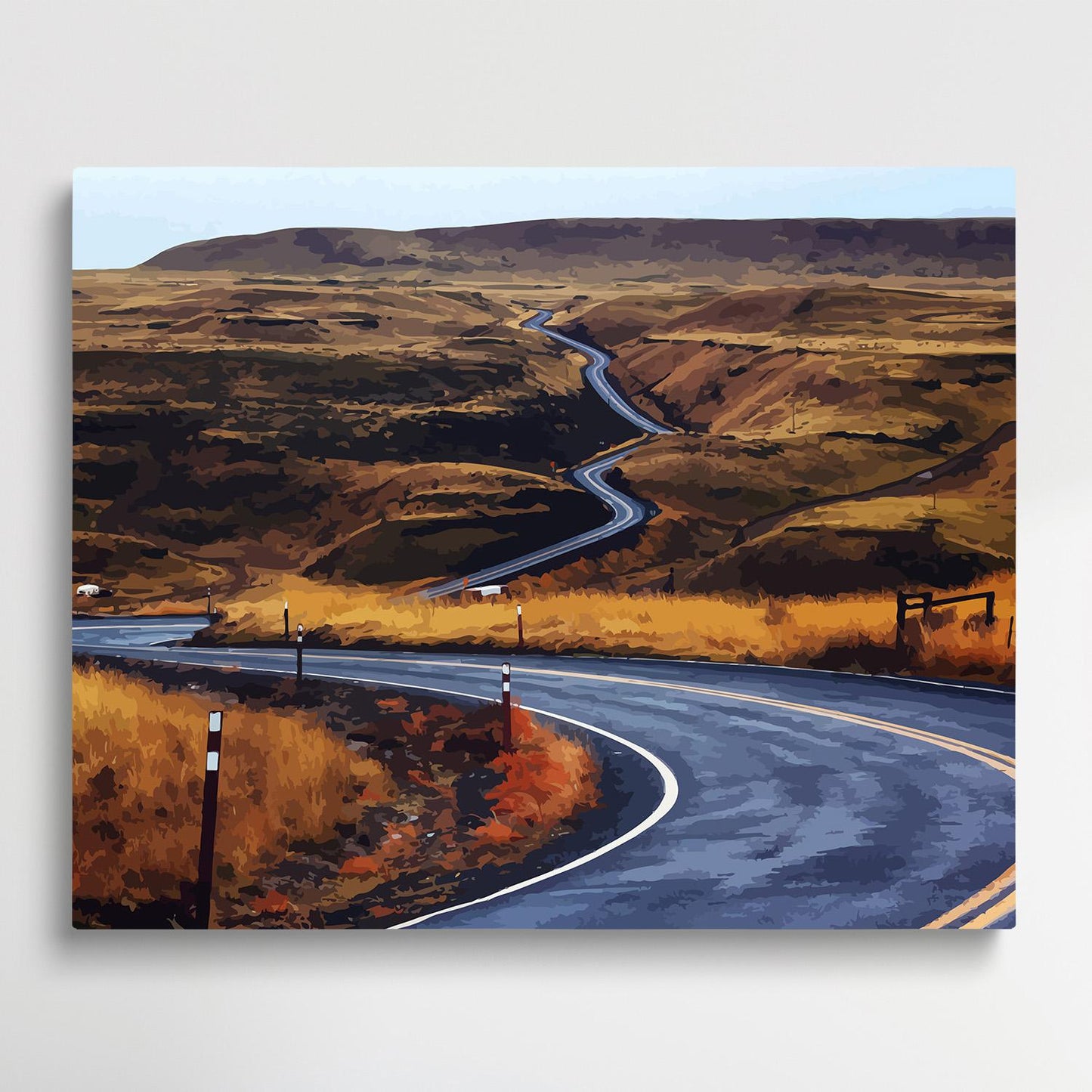 Road V3 | Paint by Numbers | Landscape-Paintsuper