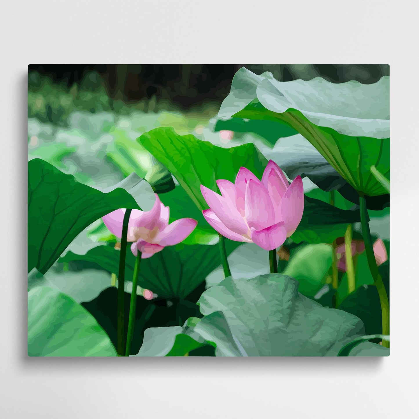 Lotus V2 | Paint by Numbers | Flowers-Paintsuper