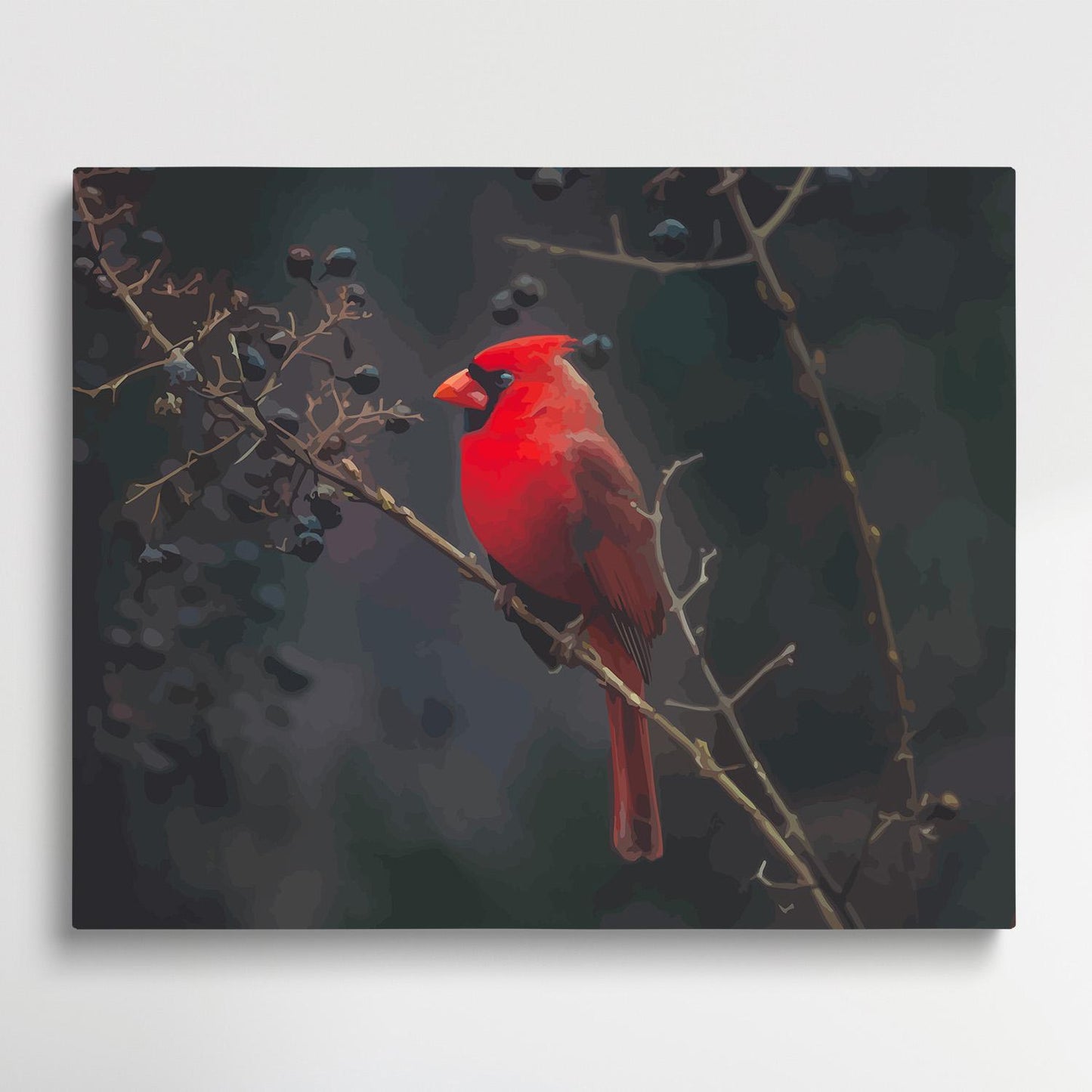 Cardinal | Paint by Numbers | Animals-Paintsuper