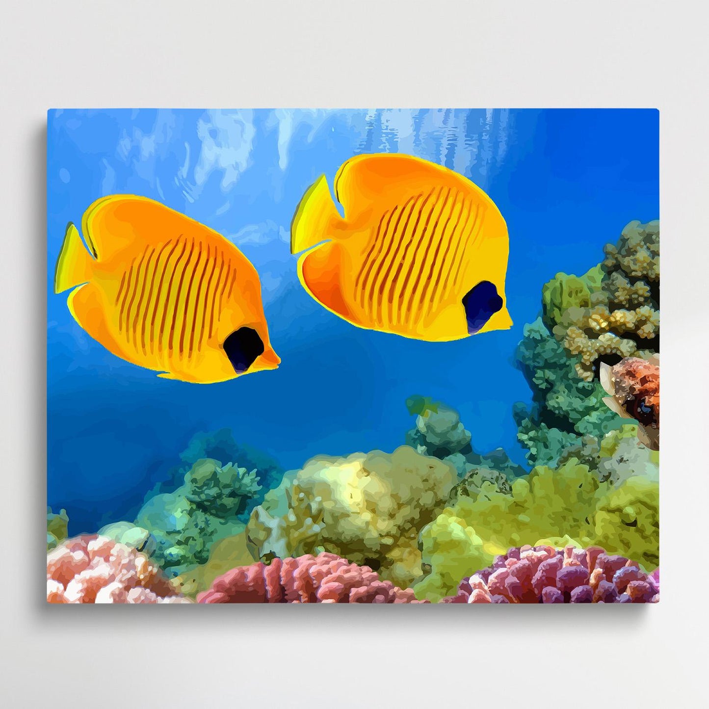 Undersea coral reef | Paint by Numbers | Marine Life-Paintsuper