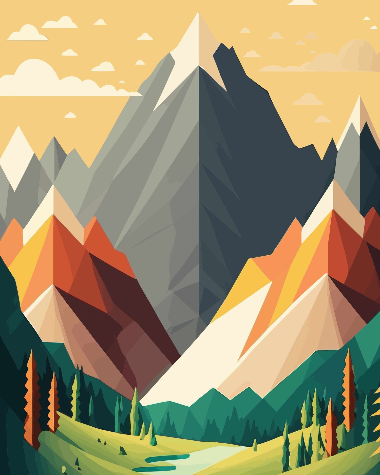 Retro Style | Paint by Numbers