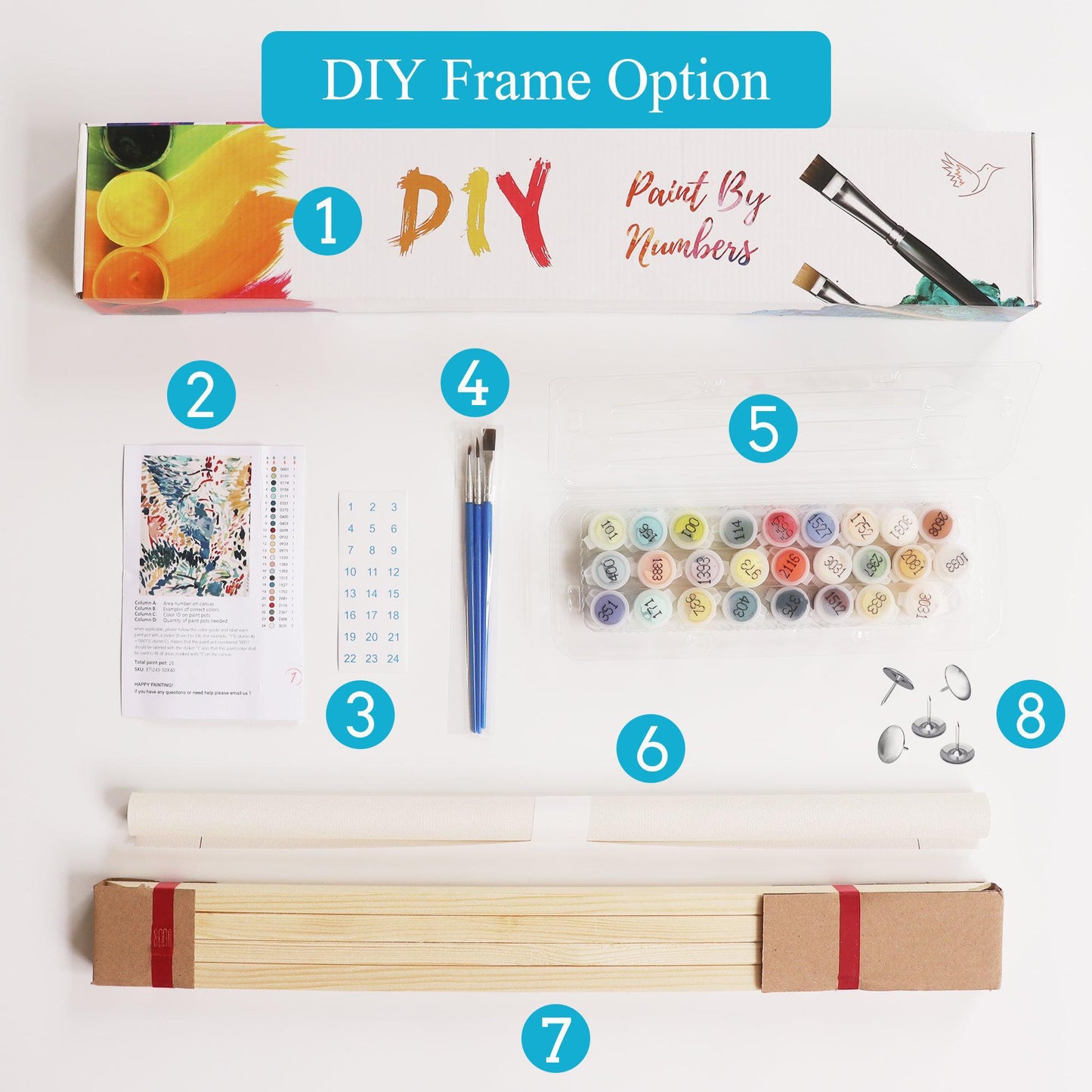 Custom Paint by Numbers | Personalized Paint by Numbers From Photo| Creat Your Own Paint by Numbers