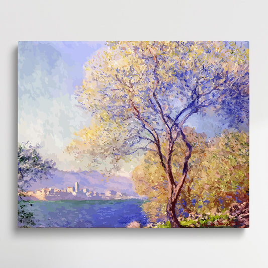 Antibes seen from the Salis Garden | Paint by Numbers | Claude Monet-Paintsuper