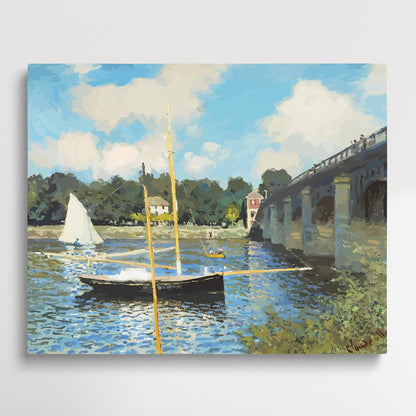 Argenteuil | Paint by Numbers | Claude Monet-Paintsuper