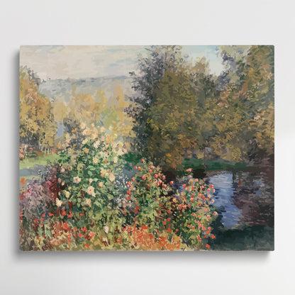 Corner of the Garden at Montgeron | Paint by Numbers | Claude Monet-Paintsuper