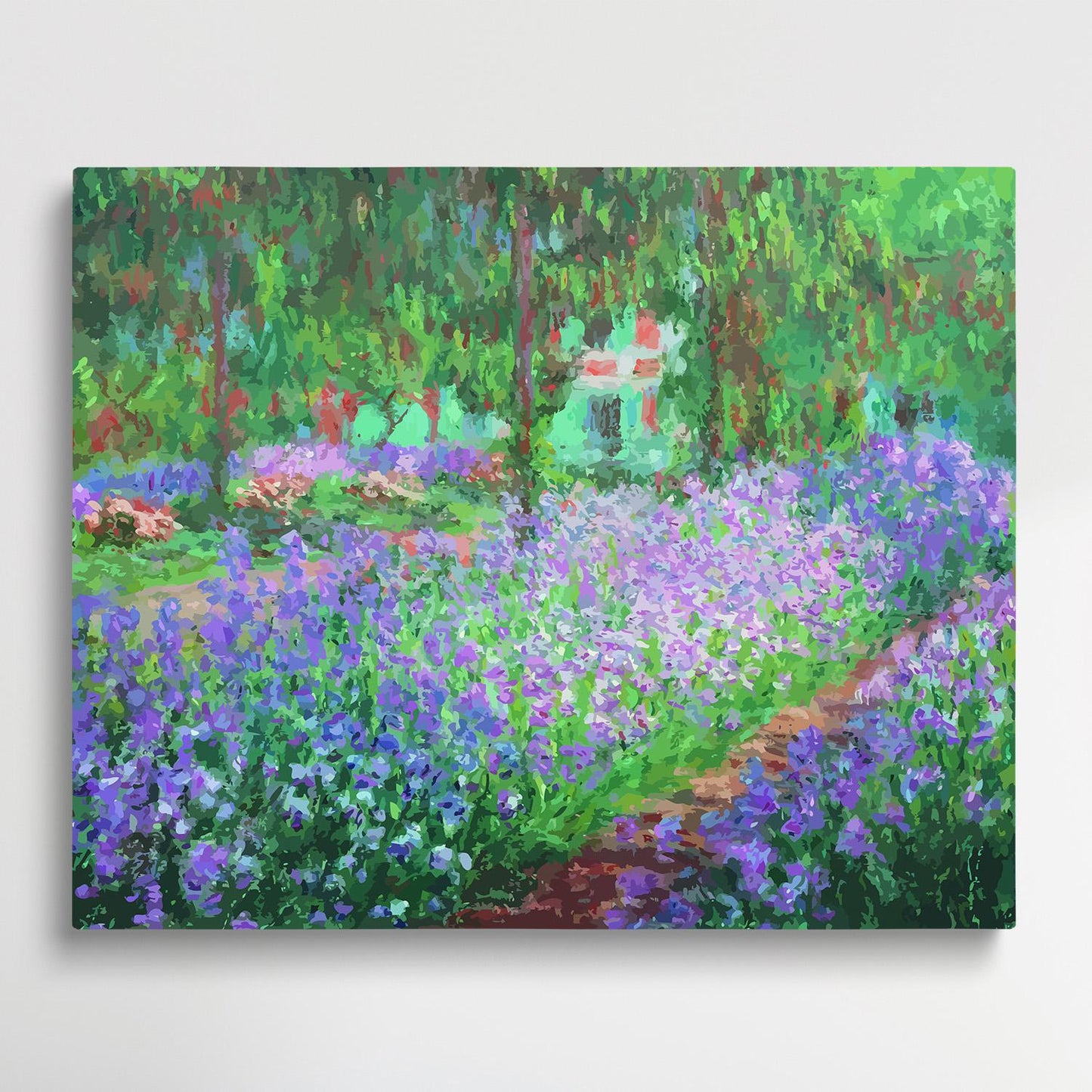 Giverny Gardens | Paint by Numbers | Claude Monet-Paintsuper