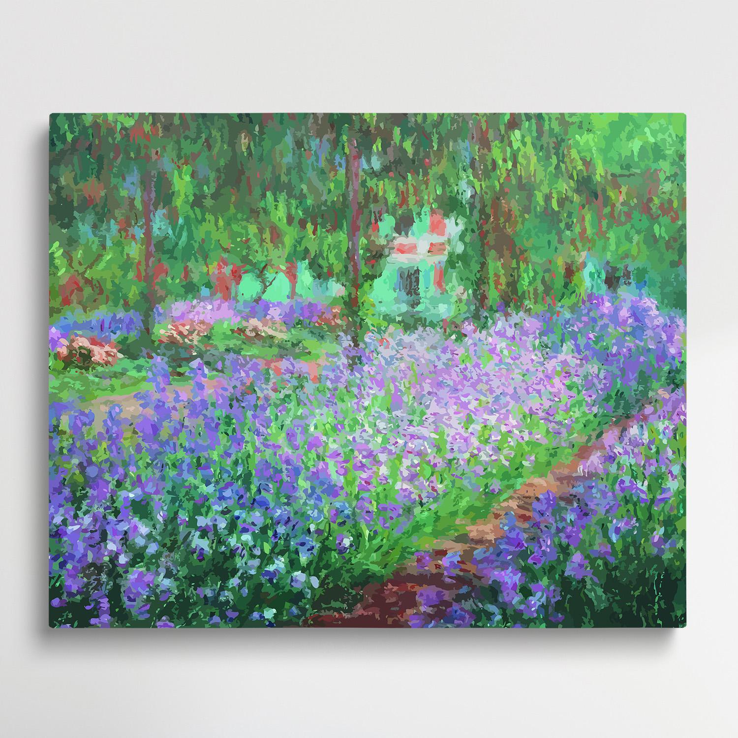 Giverny Gardens | Paint by Numbers | Claude Monet-Paintsuper