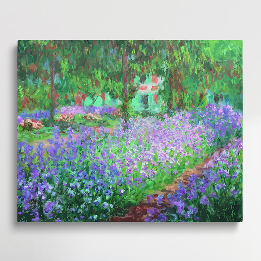 Giverny Gardens | Paint by Numbers | Claude Monet-Paintsuper