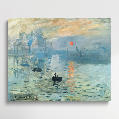 Impression Soleil Levant | Paint by Numbers | Claude Monet-Paintsuper