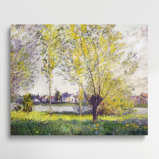 The Willows | Paint by Numbers | Claude Monet-Paintsuper