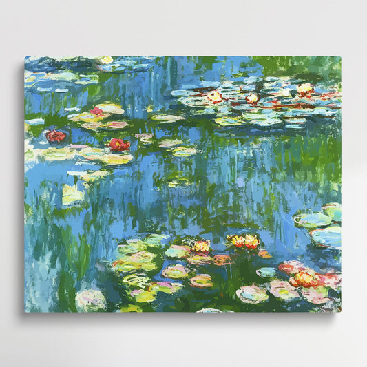 Water Lilies - V2 | Paint by Numbers | Claude Monet-Paintsuper