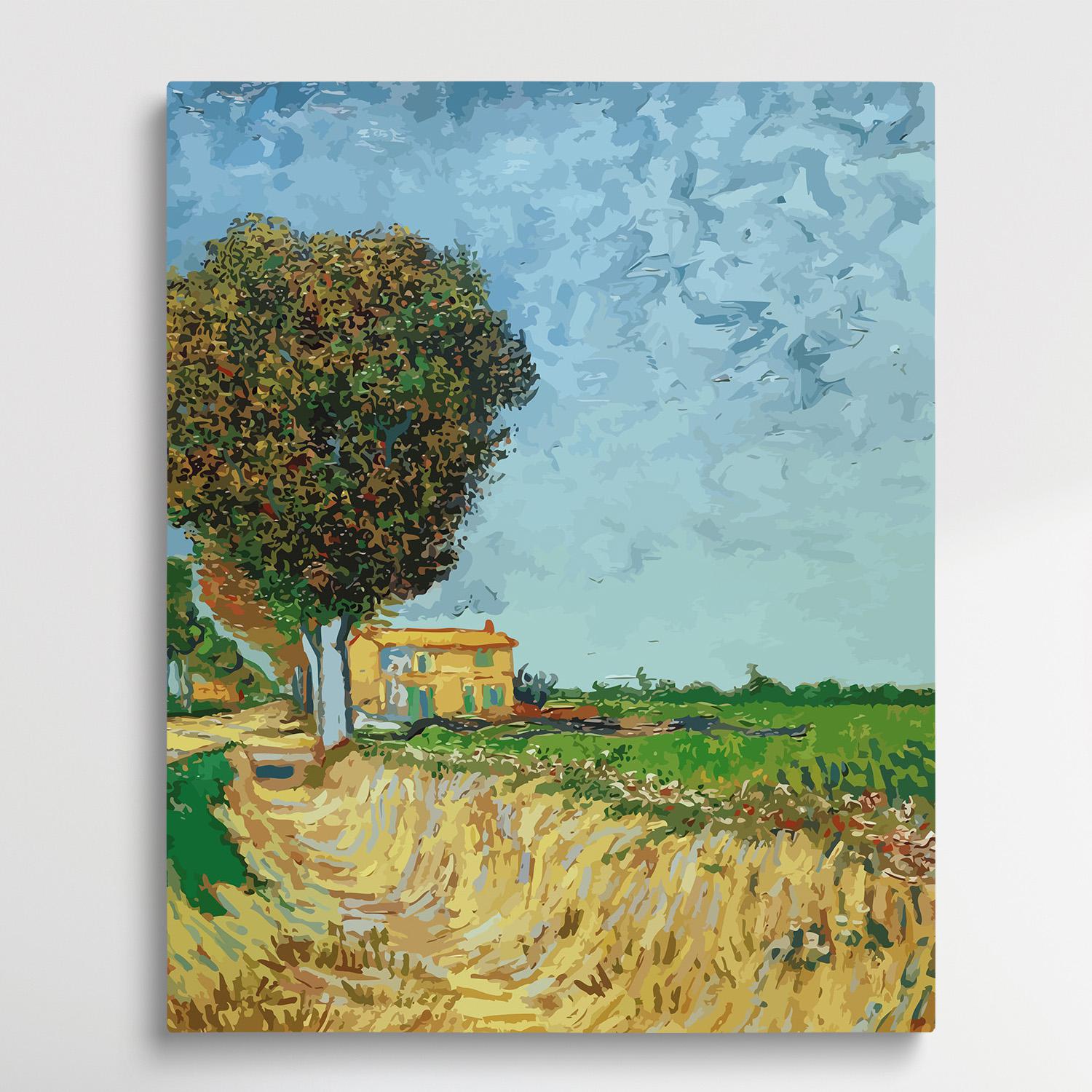 Lane near Arles | Paint by Numbers | Van Gogh-Paintsuper