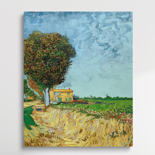 Lane near Arles | Paint by Numbers | Van Gogh-Paintsuper