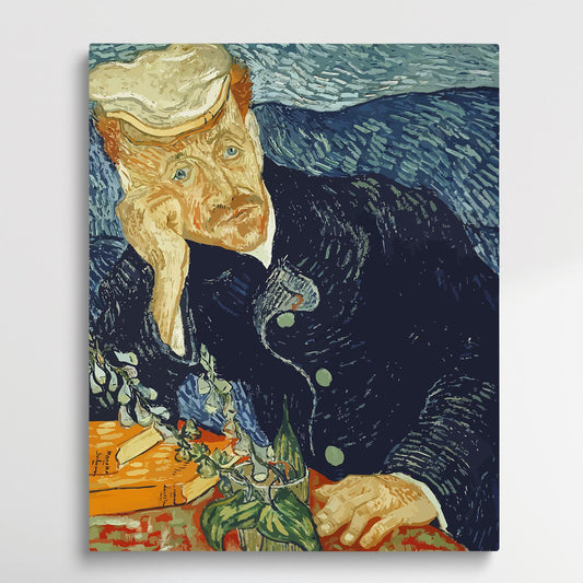 Portrait of Doctor Gachet | Paint by Numbers | Van Gogh-Paintsuper