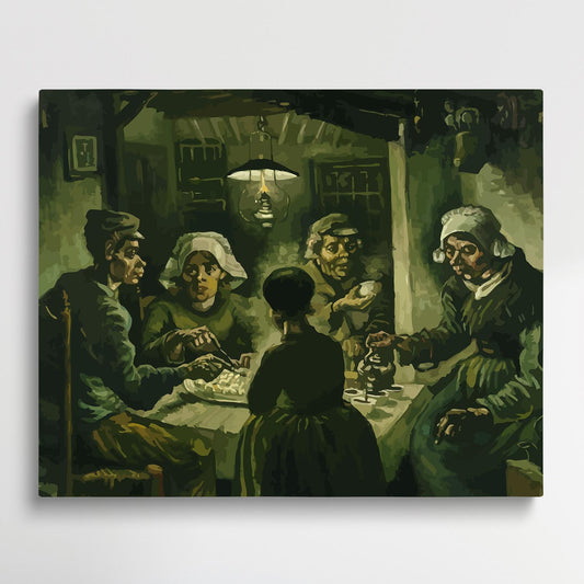 Potato eaters | Paint by Numbers | Van Gogh-Paintsuper