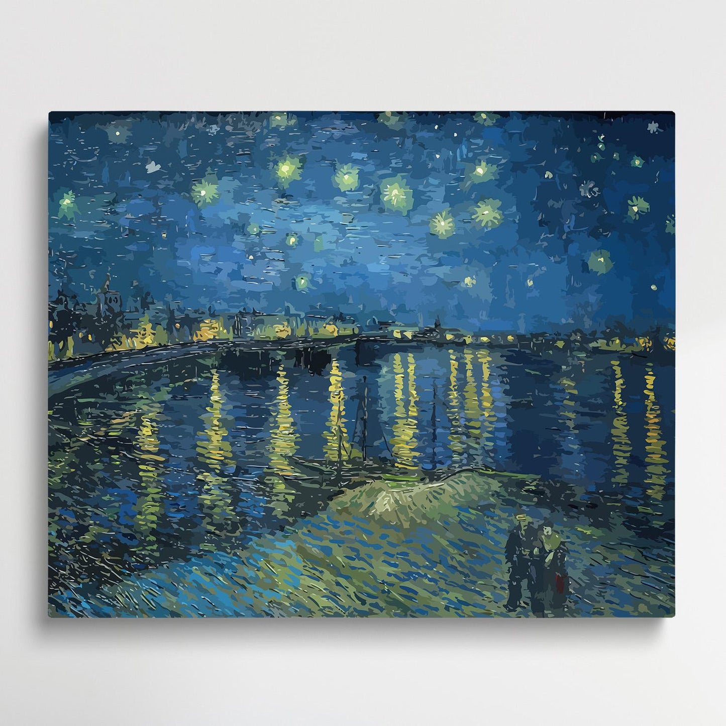 Starry Night over the Rhone | Paint by Numbers | Van Gogh-Paintsuper