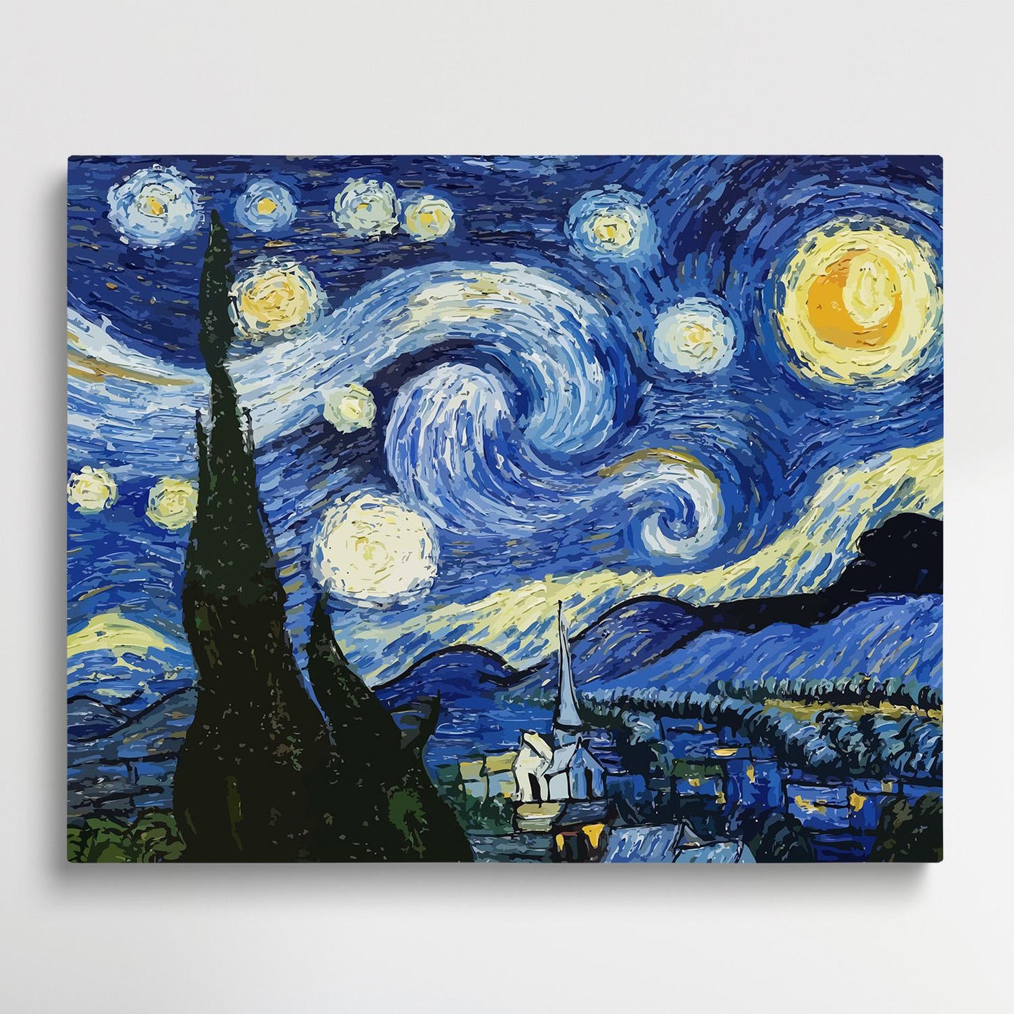 Starry Night | Paint by Numbers | Van Gogh-Paintsuper