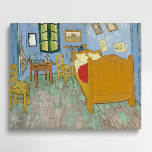 The Bedroom | Paint by Numbers | Van Gogh-Paintsuper