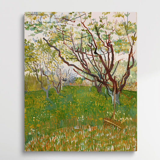The Flowering Orchard | Paint by Numbers | Van Gogh-Paintsuper