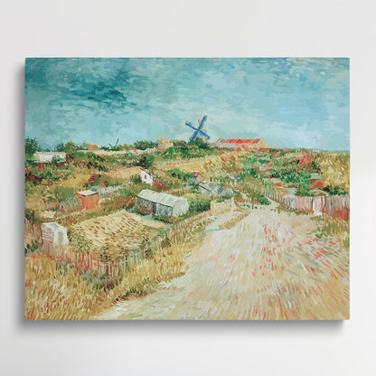 Vegetable Gardens in Montmartre | Paint by Numbers | Van Gogh-Paintsuper