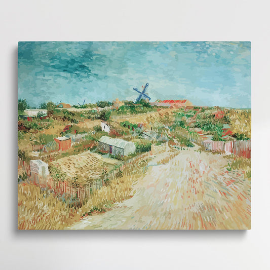 Vegetable Gardens in Montmartre | Paint by Numbers | Van Gogh-Paintsuper