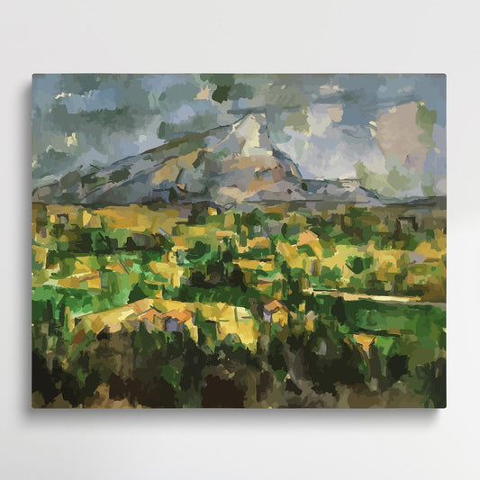 Cote du Galet, at Pontoise | Paint by Numbers | Paul Cezanne-Paintsuper