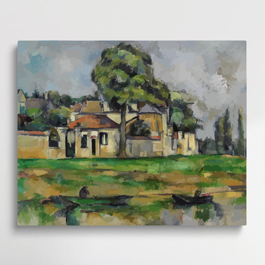 In the Oise Valley | Paint by Numbers | Paul Cezanne-Paintsuper