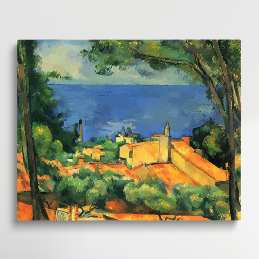 landscape | Paint by Numbers | Paul Cezanne-Paintsuper