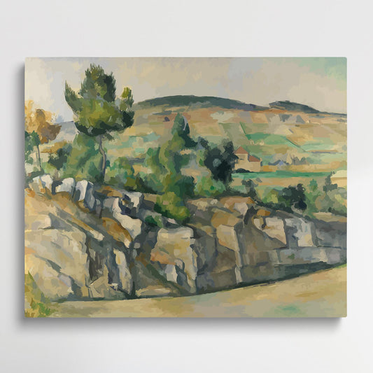 Mont Sainte Victoire | Paint by Numbers | Paul Cezanne-Paintsuper