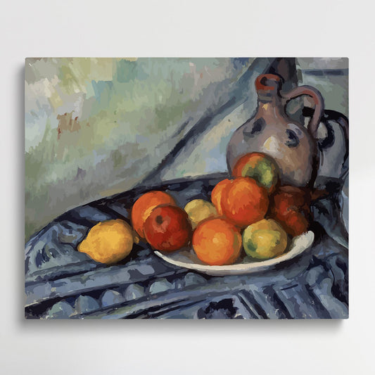Still Life with Apples | Paint by Numbers | Paul Cezanne-Paintsuper