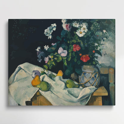 Still Life with flowers | Paint by Numbers | Paul Cezanne-Paintsuper
