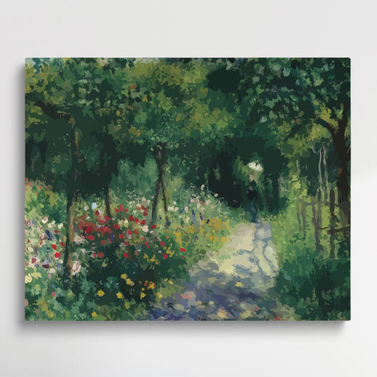 PIERRE-AUGUSTE RENOIR-FEMMES DANS UN JARDIN | Paint by Numbers | Auguste Renoir-Paintsuper