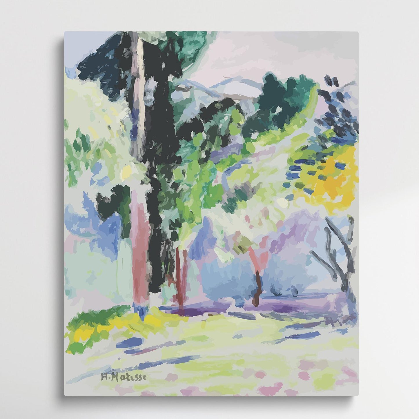 henri_matisse_paysage_a_collioure | Paint by Numbers | Henri Matisse-Paintsuper