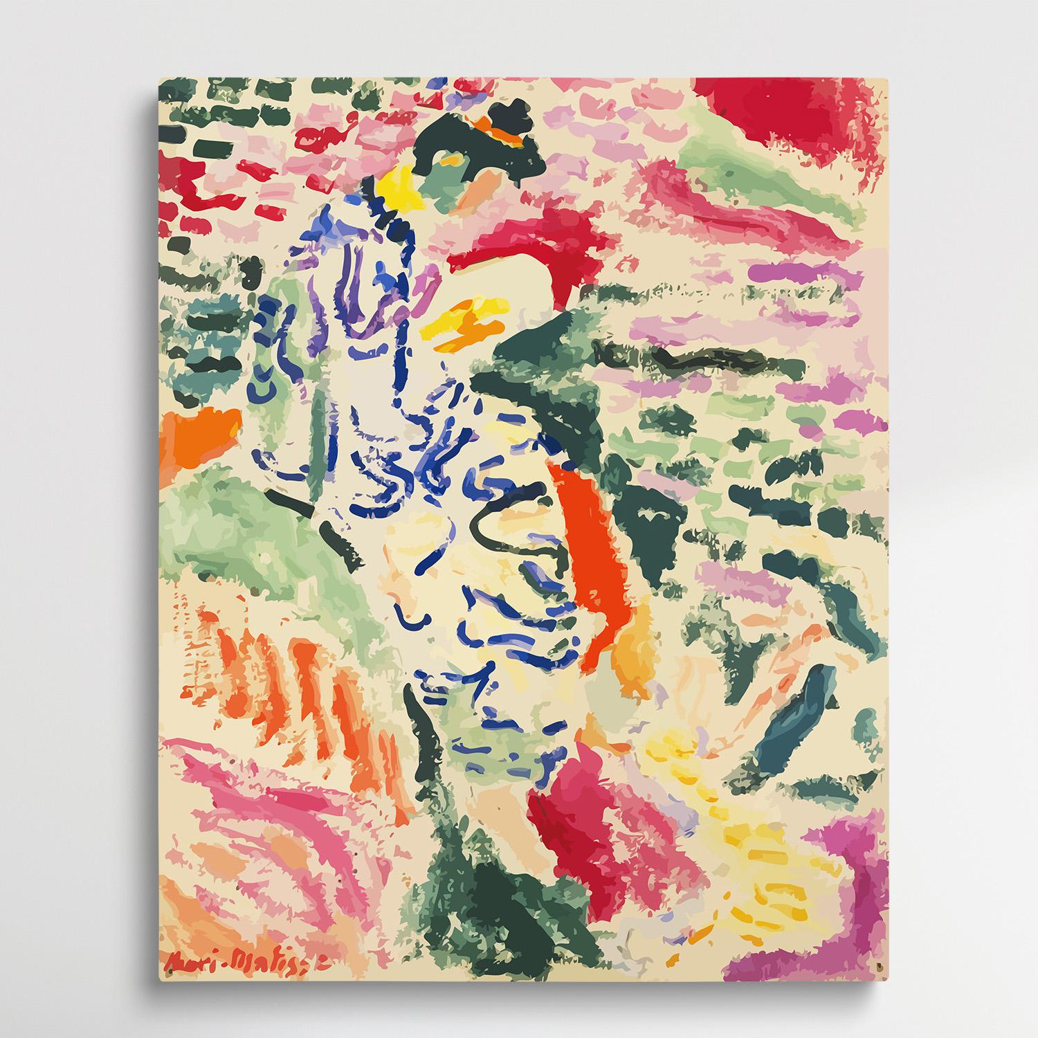 La Japonaise Woman beside the Water | Paint by Numbers | Henri Matisse-Paintsuper
