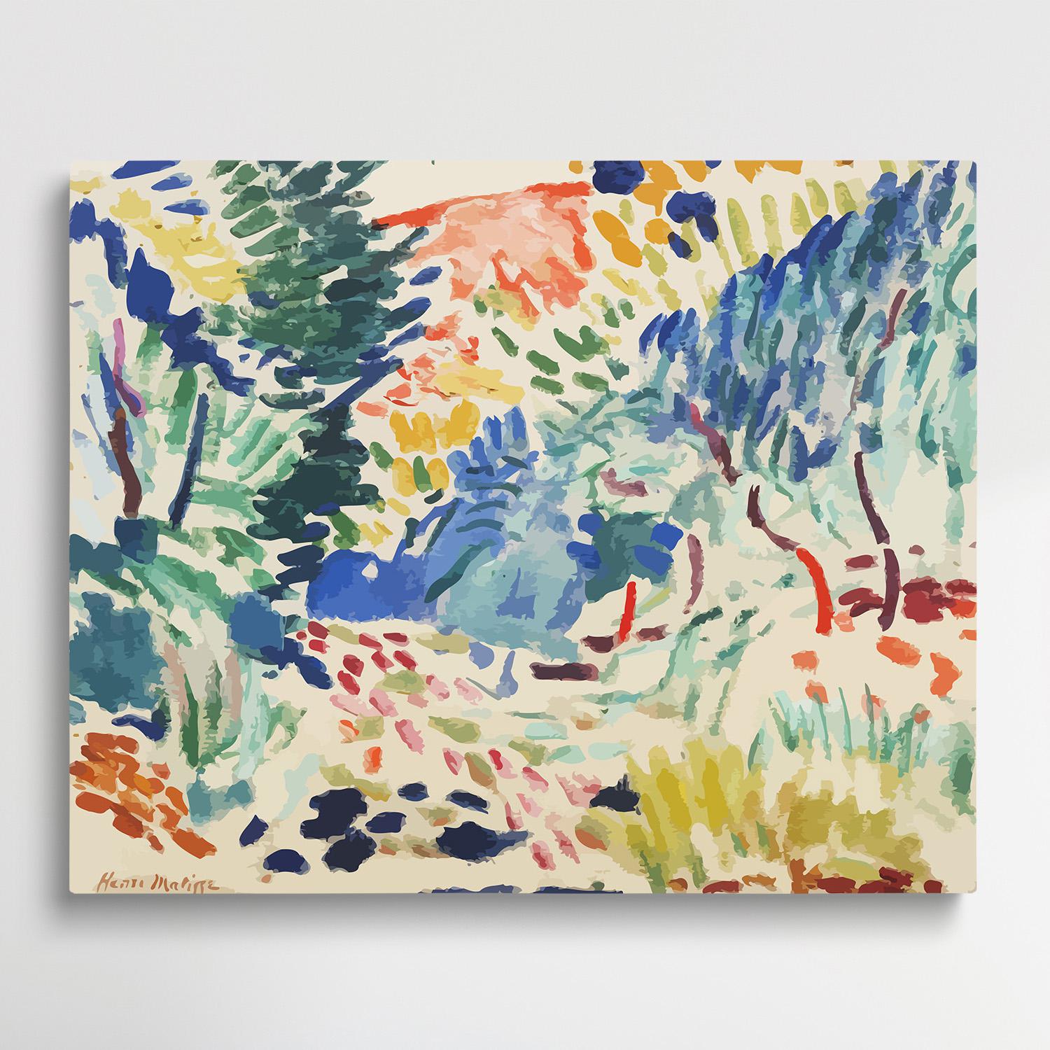 Landscape at Collioure | Paint by Numbers | Henri Matisse-Paintsuper