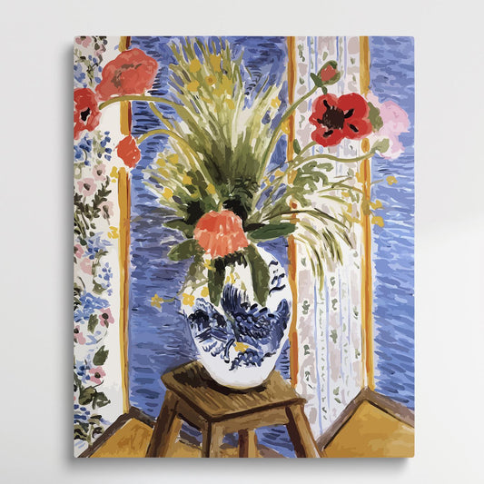 Poppies | Paint by Numbers | Henri Matisse-Paintsuper