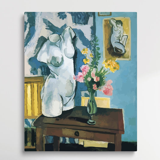 Still Life With Plaster Torso | Paint by Numbers | Henri Matisse-Paintsuper