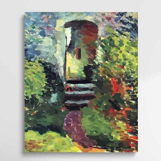 The little gate of the old mill | Paint by Numbers | Henri Matisse-Paintsuper