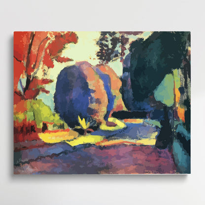 The Luxembourg Gardens | Paint by Numbers | Henri Matisse-Paintsuper