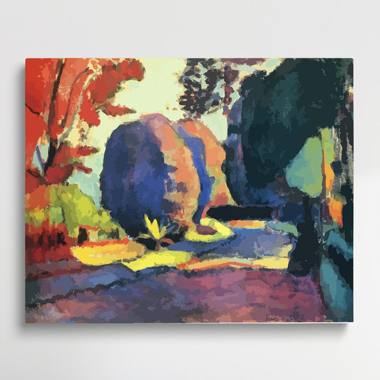 The Luxembourg Gardens | Paint by Numbers | Henri Matisse-Paintsuper