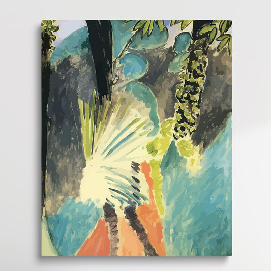 The Palm | Paint by Numbers | Henri Matisse-Paintsuper