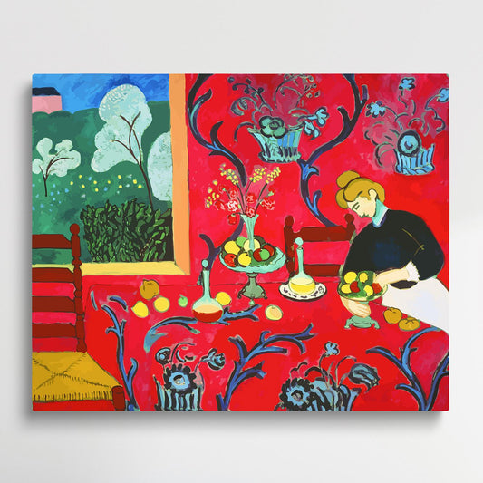 The Red Room | Paint by Numbers | Henri Matisse-Paintsuper