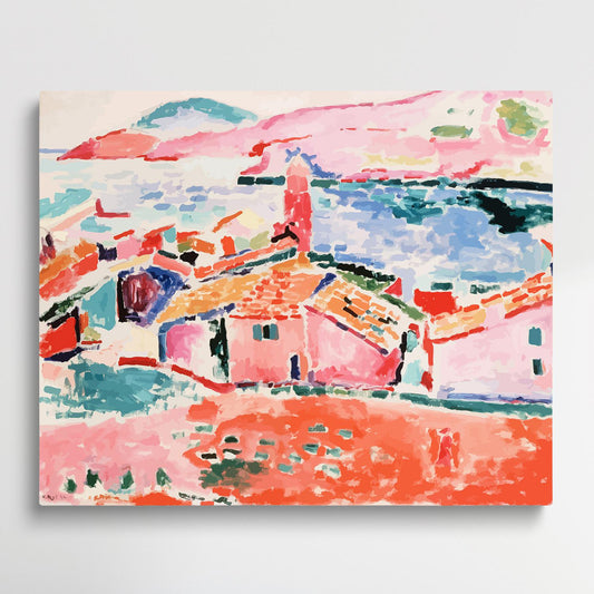 View of Collioure | Paint by Numbers | Henri Matisse-Paintsuper