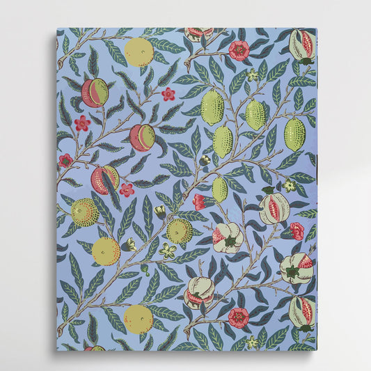Floral pattern V10 | Paint by Numbers | William Morris-Paintsuper