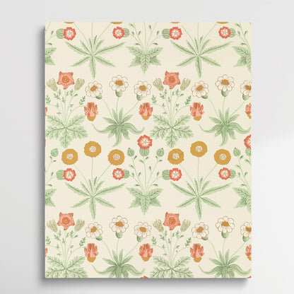Floral pattern V11 | Paint by Numbers | William Morris-Paintsuper