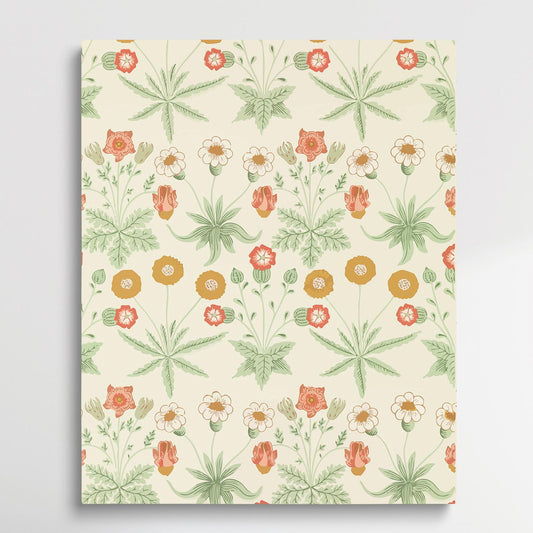 Floral pattern V11 | Paint by Numbers | William Morris-Paintsuper